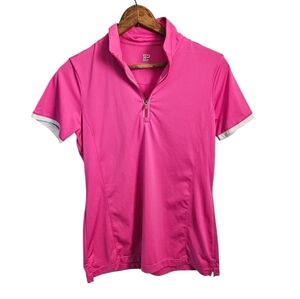 EP New York Short Sleeve Quarter Zip Golf Shirt, small